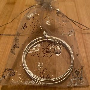 Silver bangles
